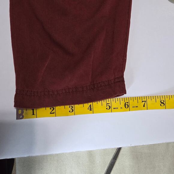 Free People Overalls XS Red Adjustable Strap Jumpsuit Pockets Casual Boho - Picture 10 of 12